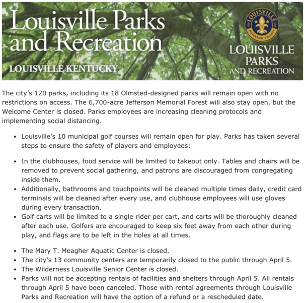 Parks Response