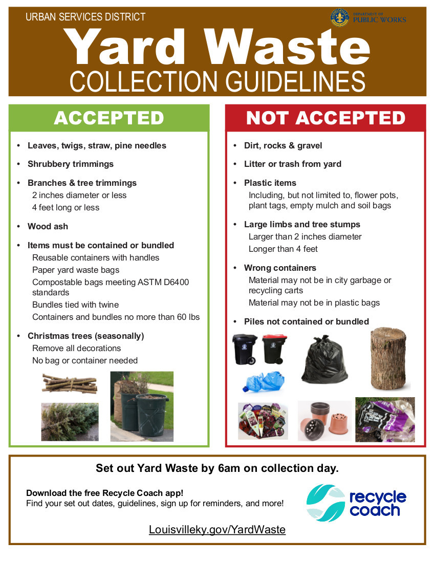 yard waste guidelines