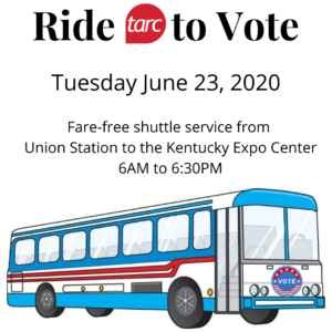 Free shuttle to vote