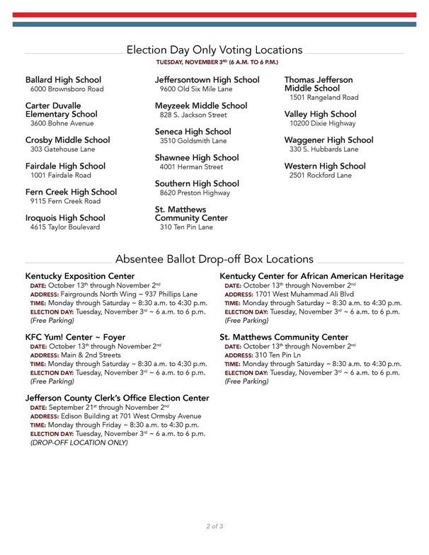 General Election 2020 page 2