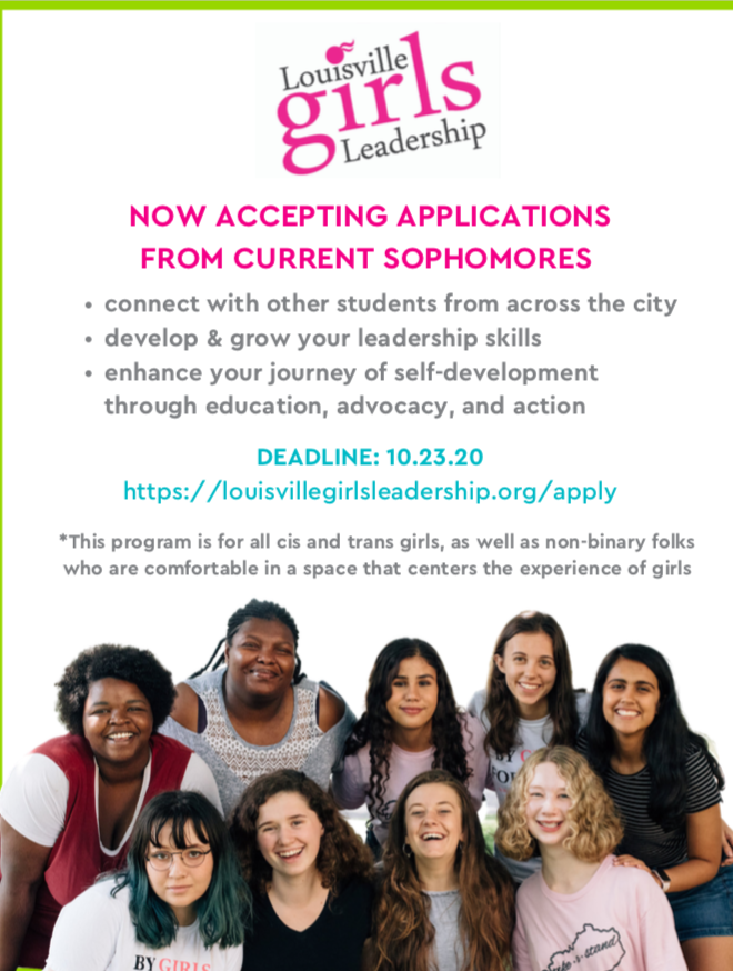 Girls Leadership flyer