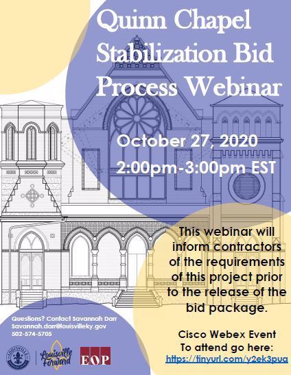 Quinn Chapel Webinar Flyer