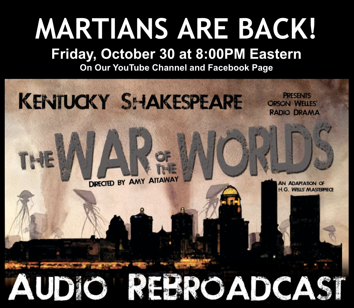 war of worlds rebroadcast flyer