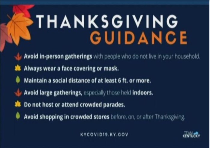 Thanksgiving Guidance