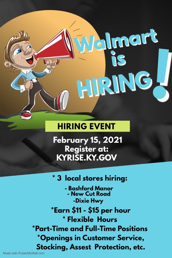 Walmart hiring event