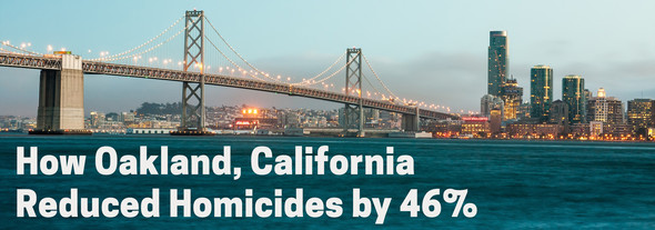 Oakland, California Reduced homicides by 46%