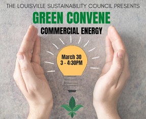 Green Convene image hands around lightbulb