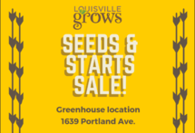 Seeds and Starts Sale