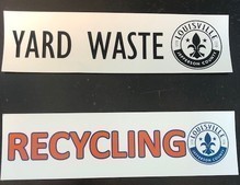 yard waste stickers
