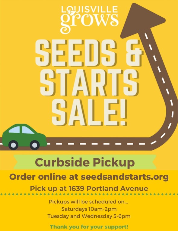 Seeds and starts sale