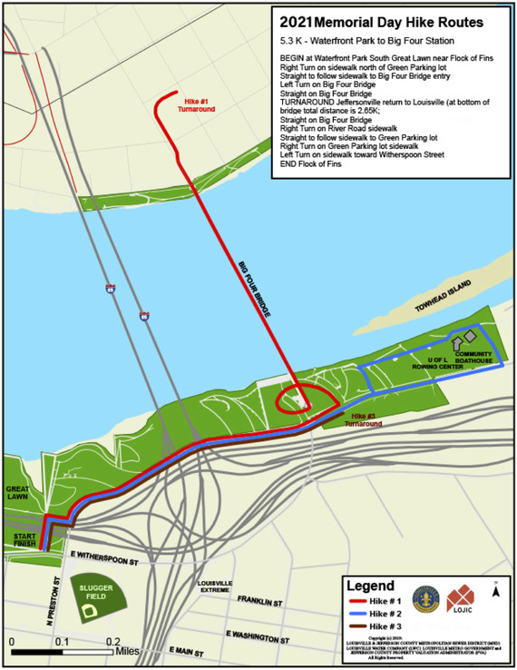 HPB Hike Map - Memorial 2021