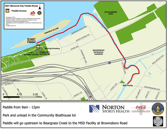 HBP Paddle Map - Memorial 2021