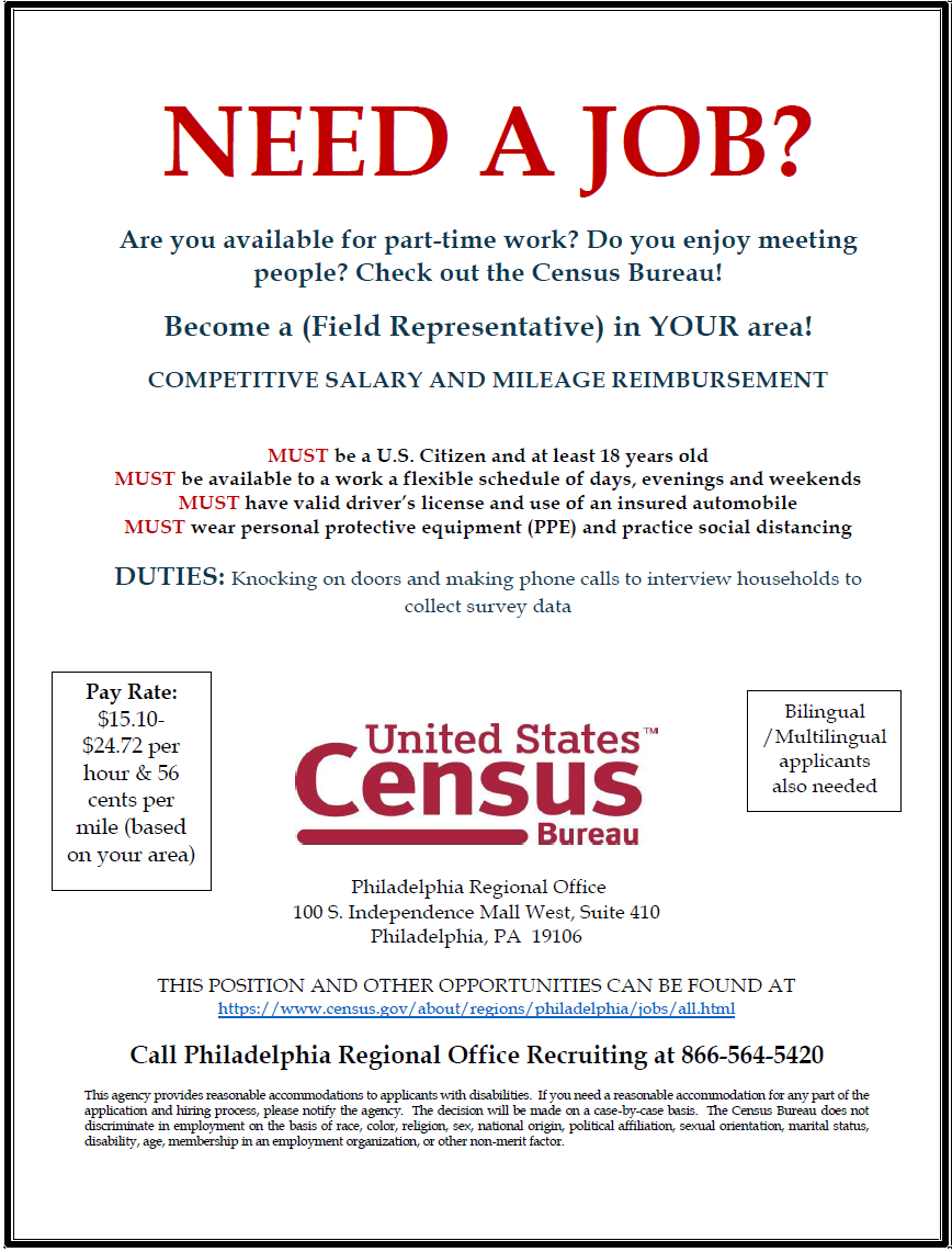 2021 Census Job