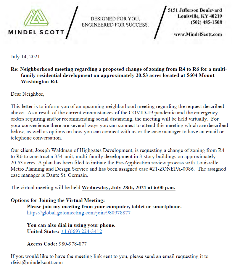 5604 Mt. Washington Rd