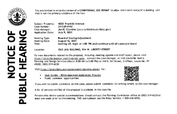 BOZA 4025 Franklin Ave