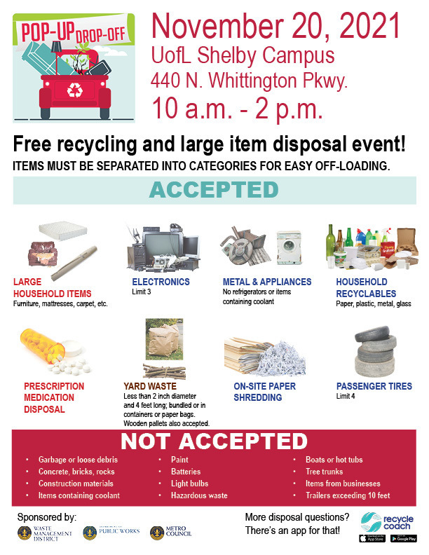 pop up drop off nov 2021