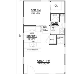542 S 18th St floor plan
