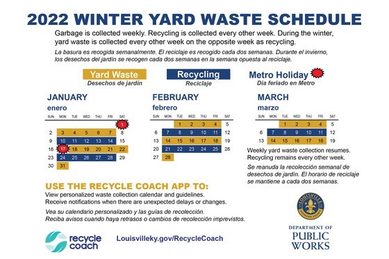 Yard Waste Schedule