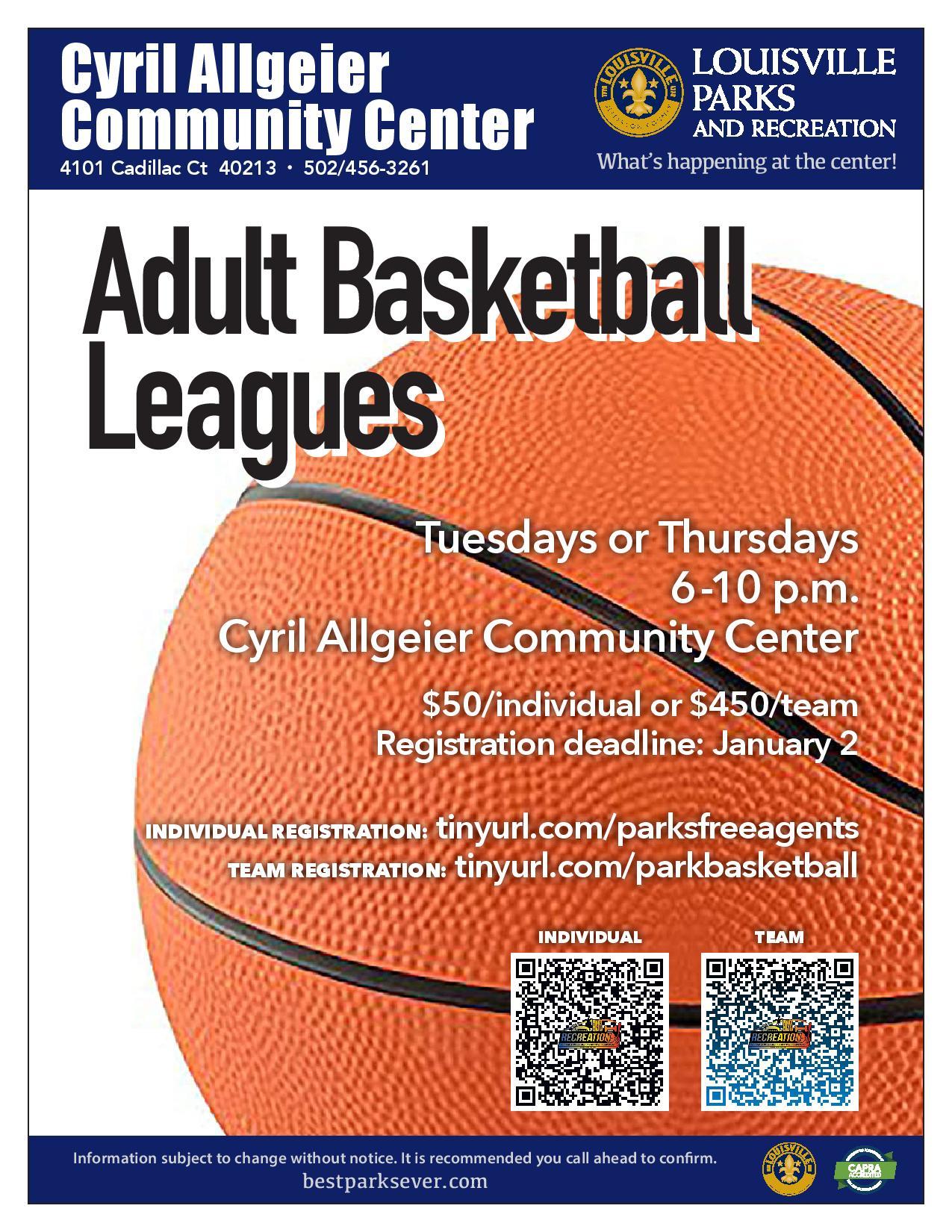 Adult Bball Dec 2021