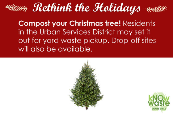 Christmas tree recycling