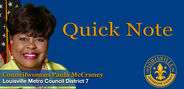 Louisville Metro Council District 7 Councilwoman Paula McCraney