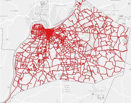 Metro Snow Map