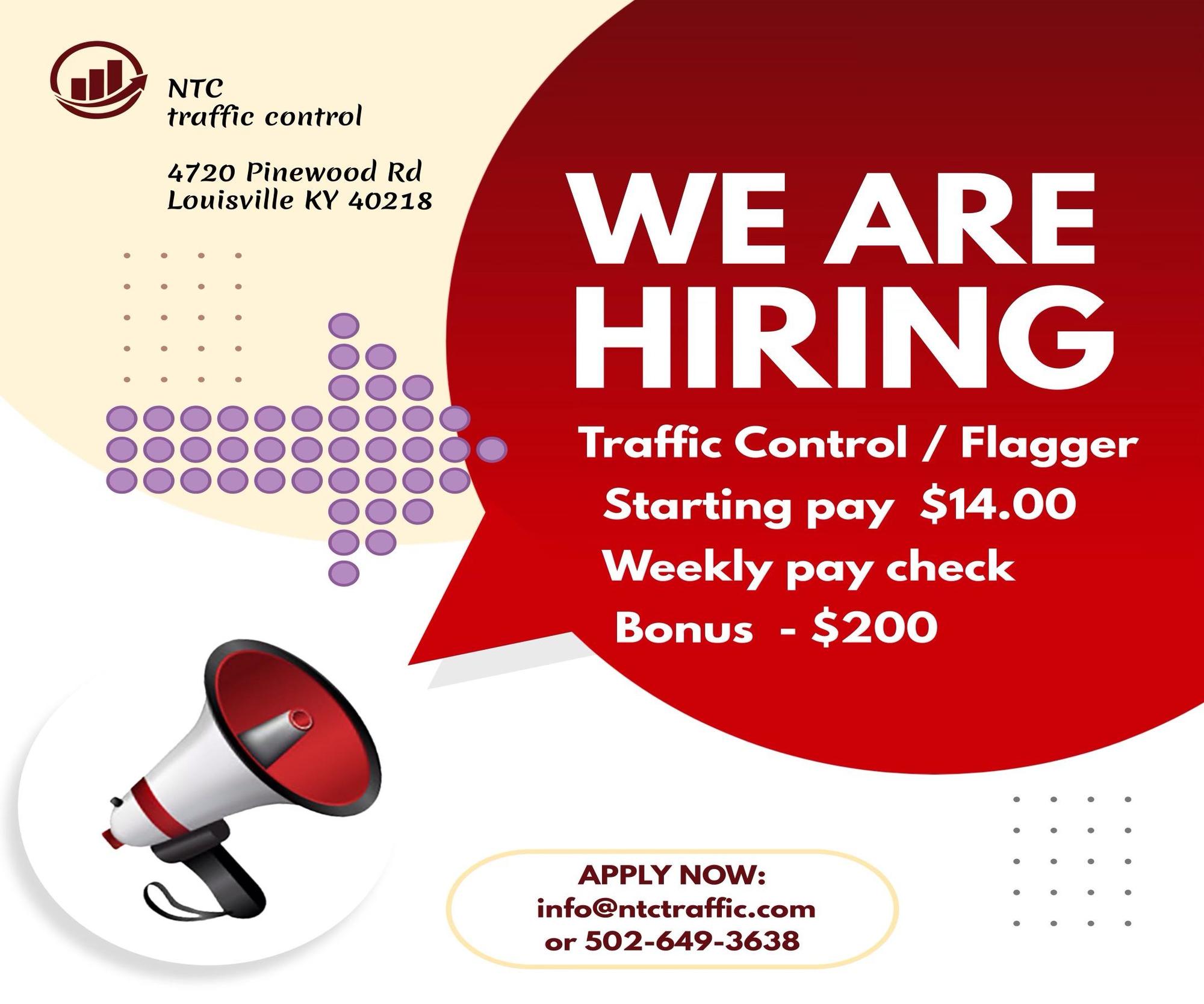 NTC Traffic Control Hiring