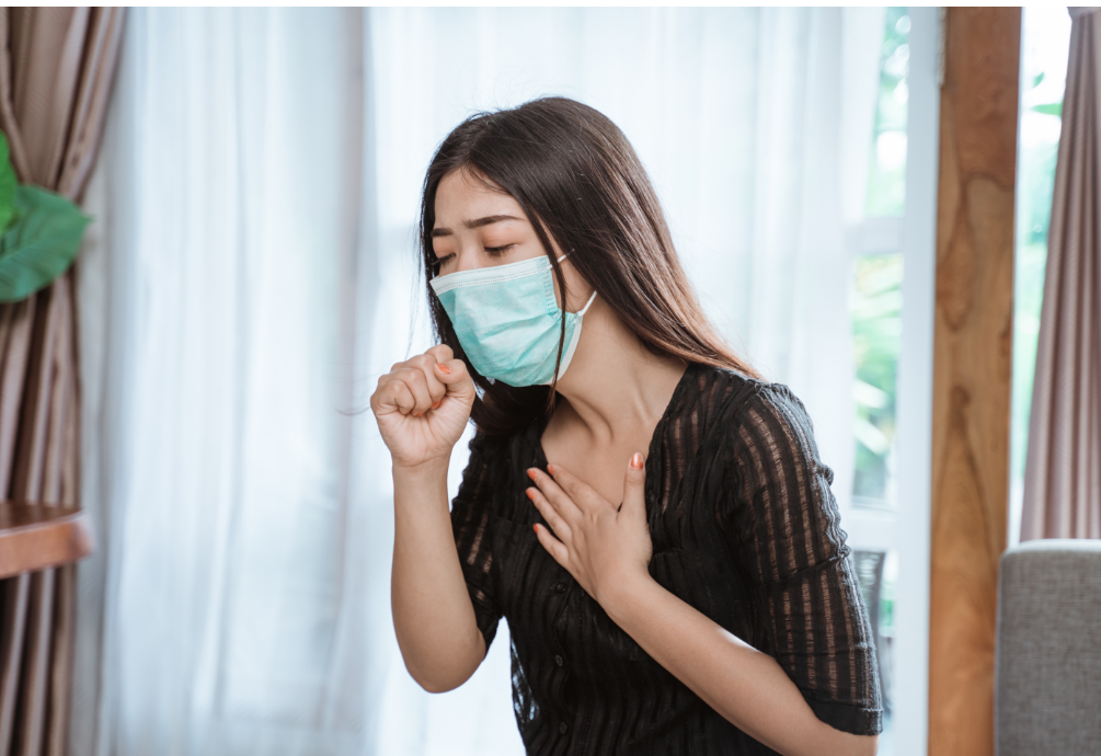 woman with long-haul symptoms