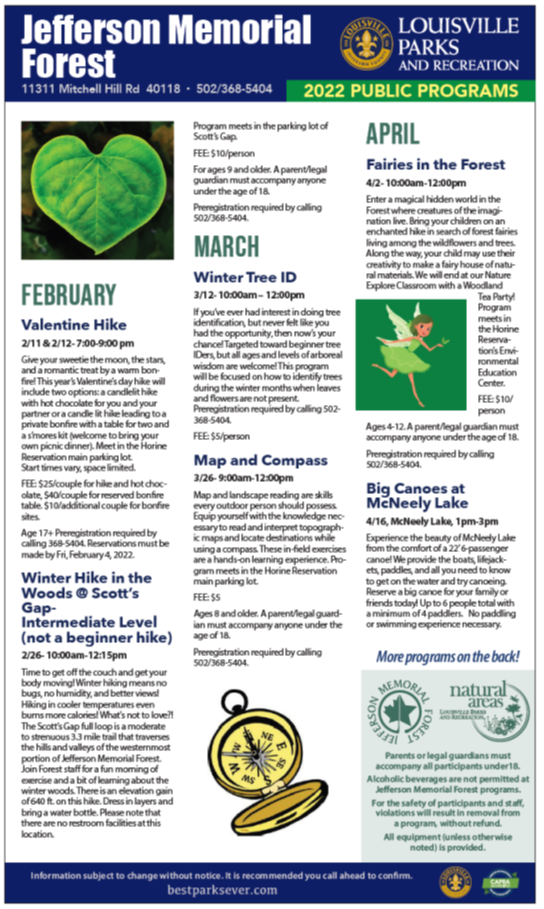 JMF Calendar 2022 Mar Apr May