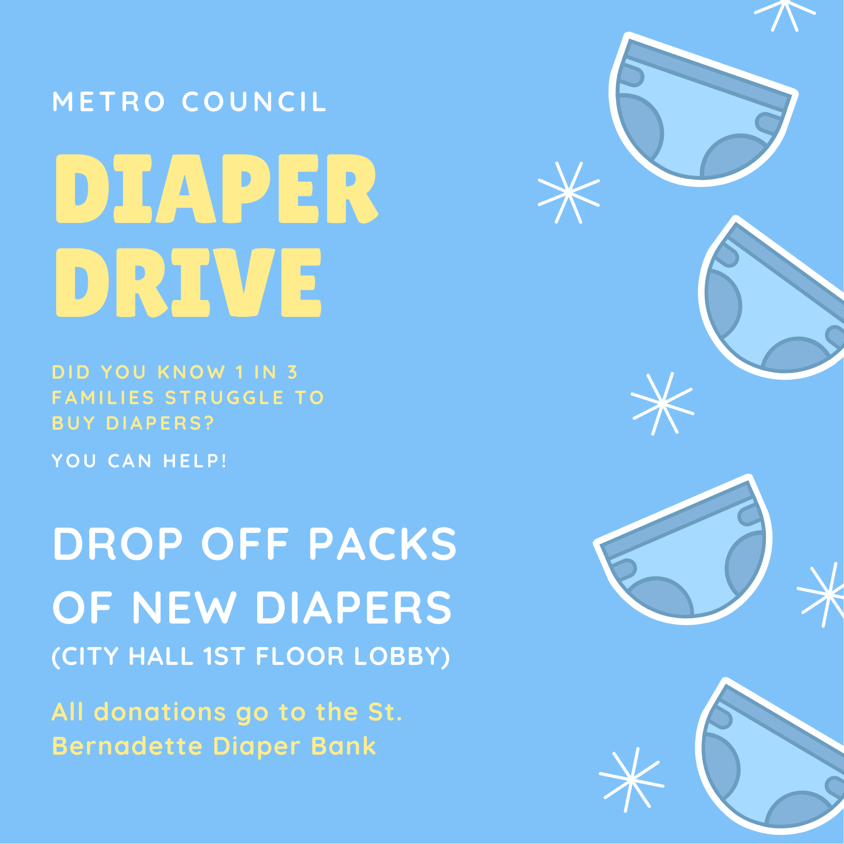 Metro Council Diaper Drive 2022