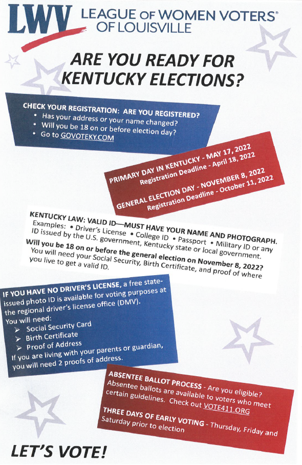 Ready for Elections KY 2022