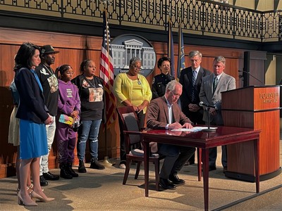 signing of firearms discharge ordinance