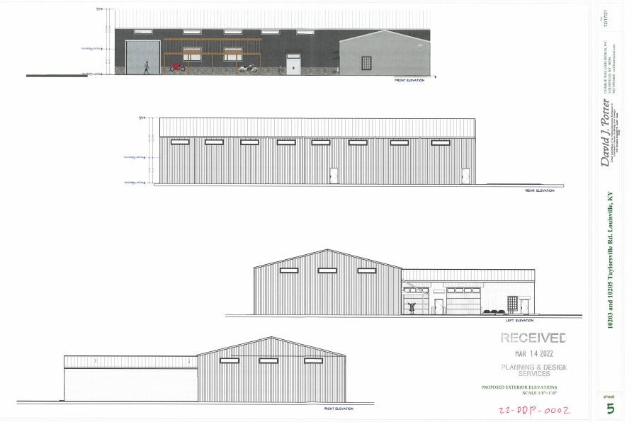 Motorcycle Museum Elevations