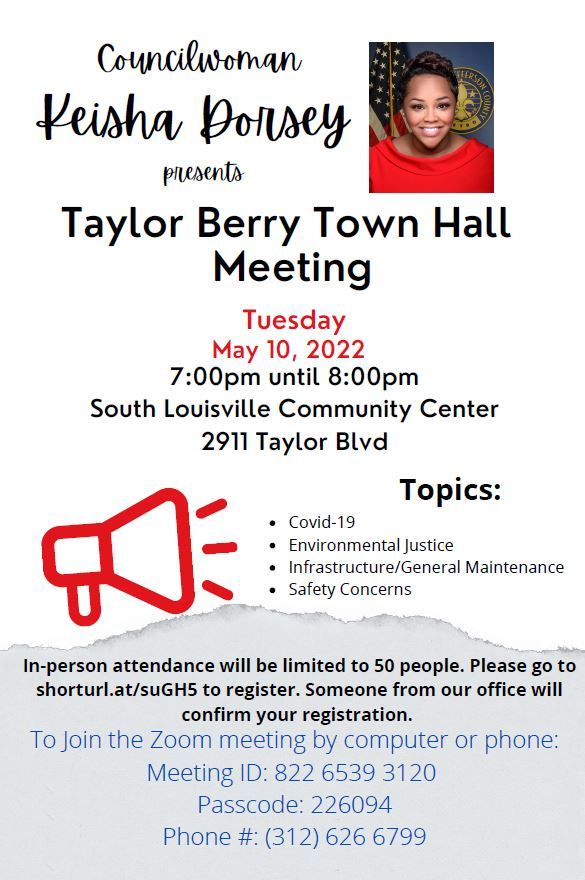 taylor berry townhall