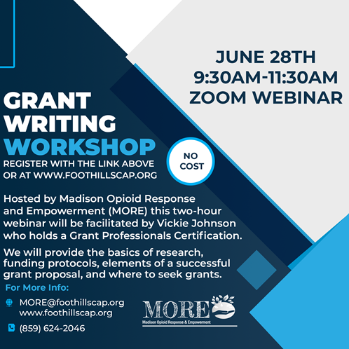 Grant Writing Workshop June 2022