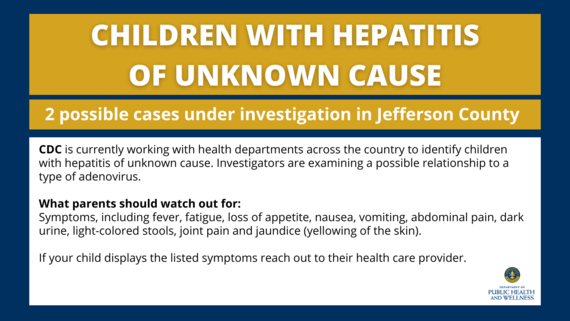 Hepatitis children graphic
