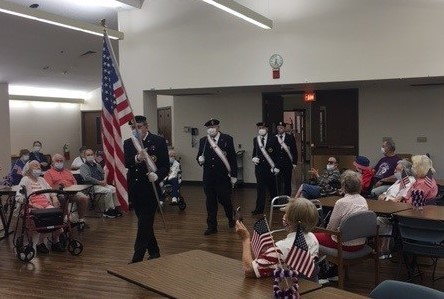 Flag Day at St. Joseph home