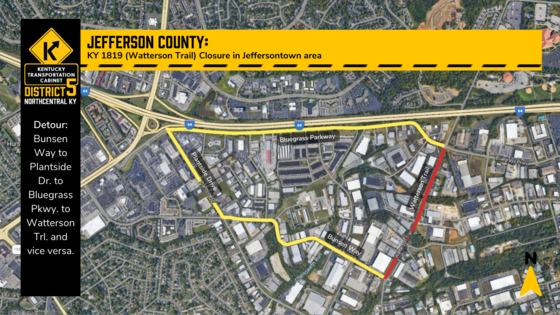 Watterson Trail closure