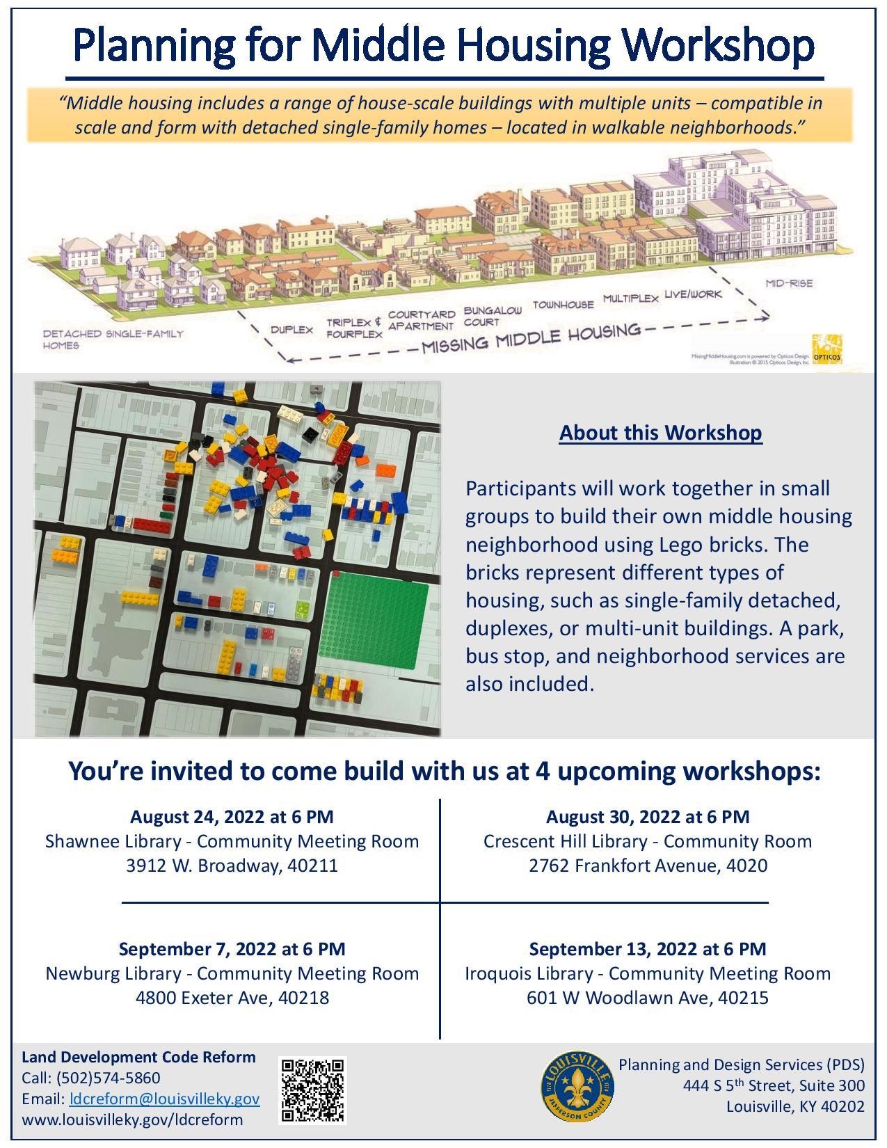 Planning for Middle Housing Workshop