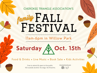 Cherokee Triangle Fall Family Festival October 15, 2022