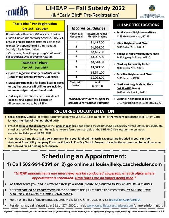 Liheap Ky 2025 Schedule Jorey Jewell