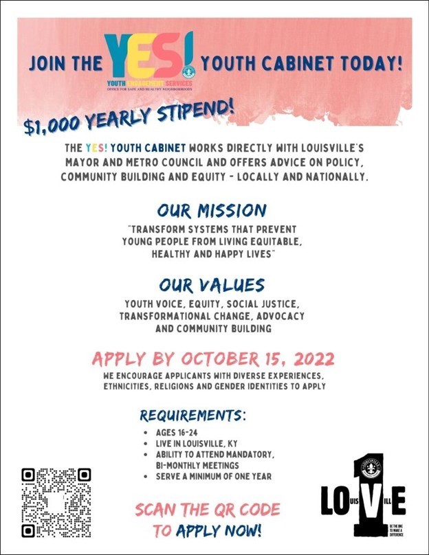 YES Youth Cabinet oct 2022