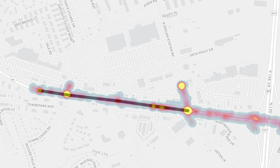 crash heat map