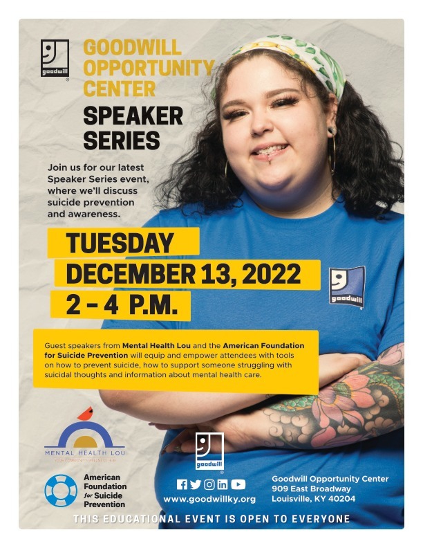 Goodwill Speaker Series