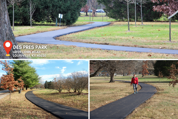 Des Pres Walking Path Collage