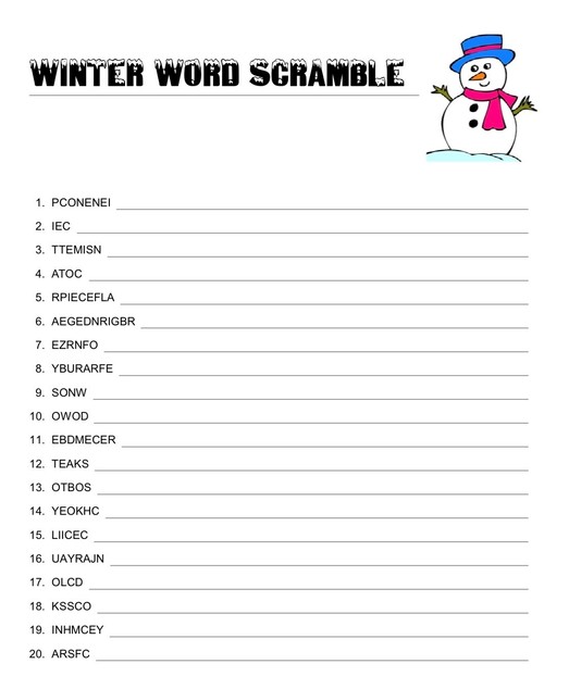 Word Scramble