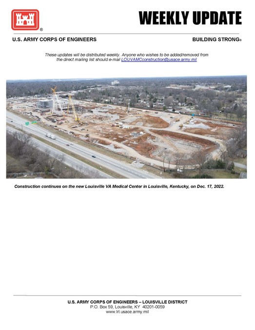 Louisville VAMC Construction Update 2