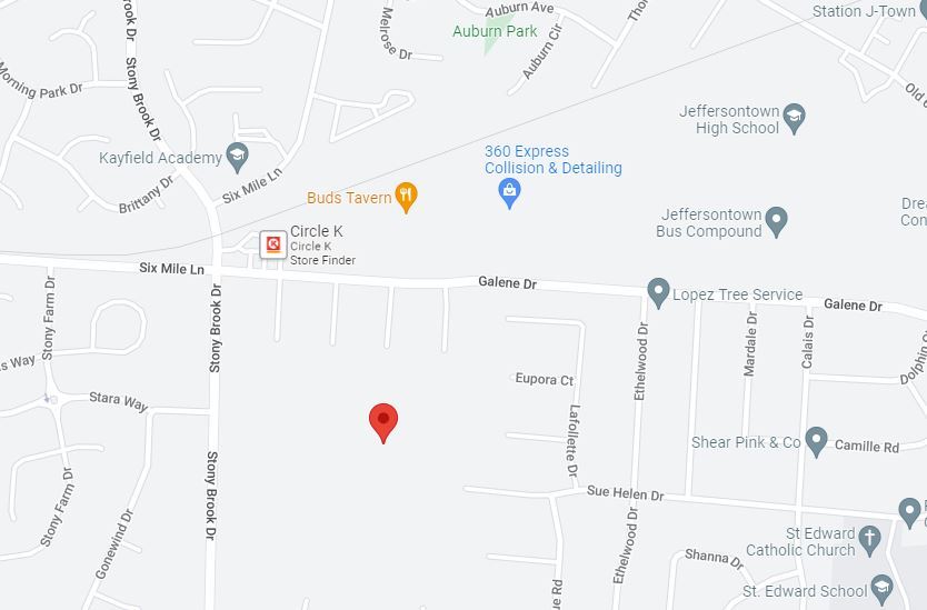 3401 Stony Brook Dr. Map