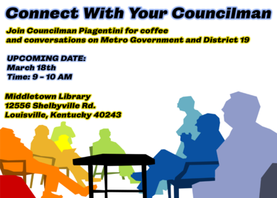 Connect With Your Councilman 3/18