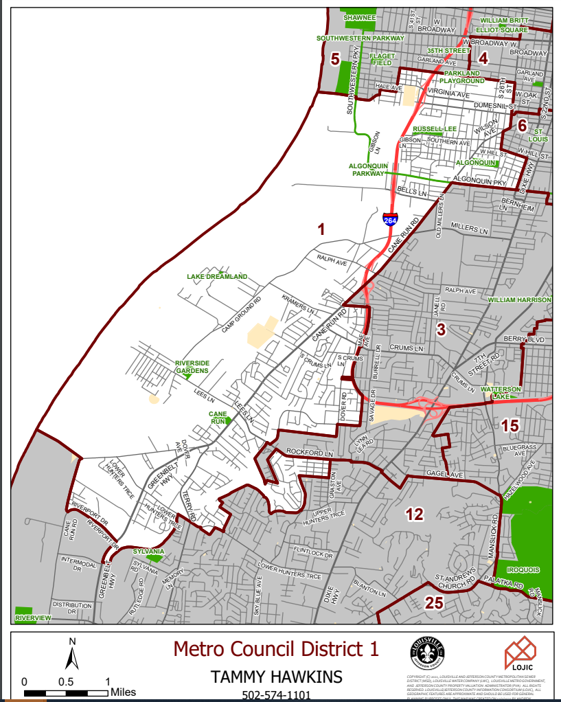 District 1 Map